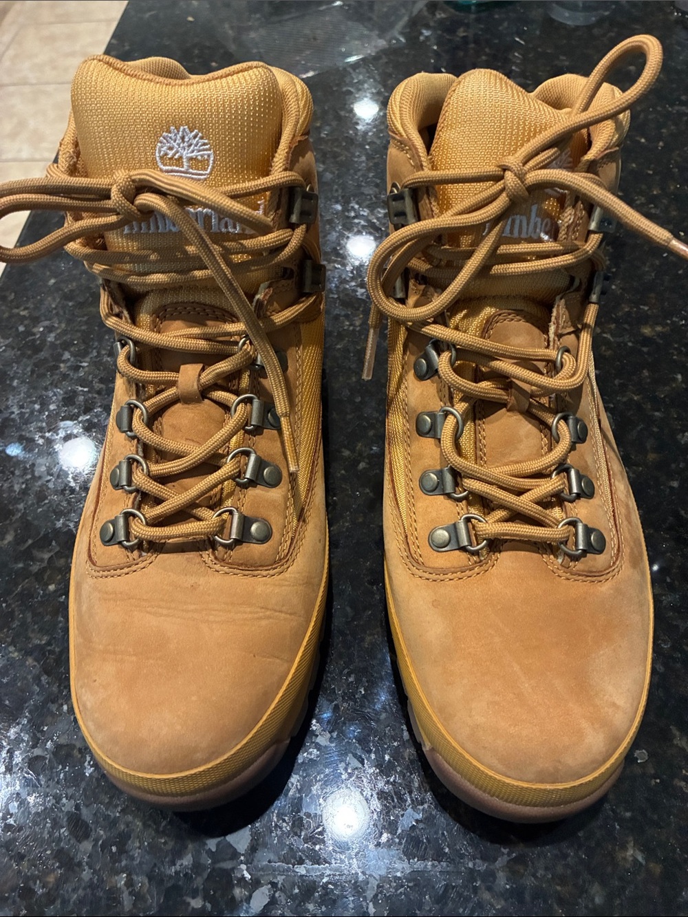Timberland premium Men's Wheat/Tan Work-Style Hiking Boots